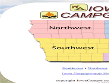 Tablet Screenshot of iowacamper.com